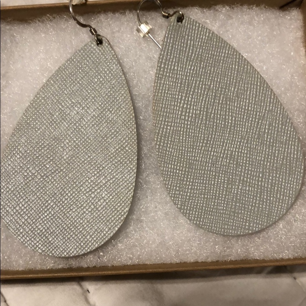 Nickel & Suede earrings